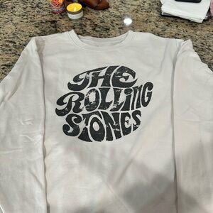 The Rolling Stones Cream Logo Sweatshirt